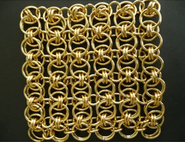 Brass Ring Decorative Screen
