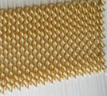 Brass Mesh Fireplace Curtains