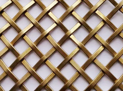 Decorative Metal Mesh Panels  Flat Wire Mesh Panels for