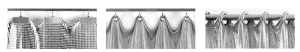 Installation of Metal Mesh Curtains with Rings